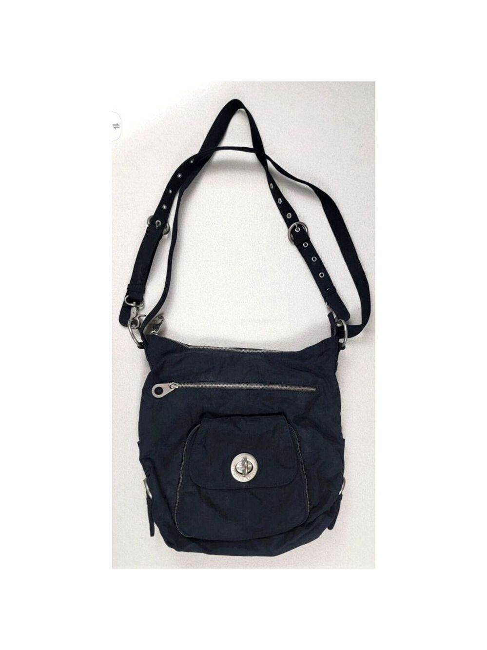 Baggallini Brussels Black Nylon 3-Way Convertible Bag